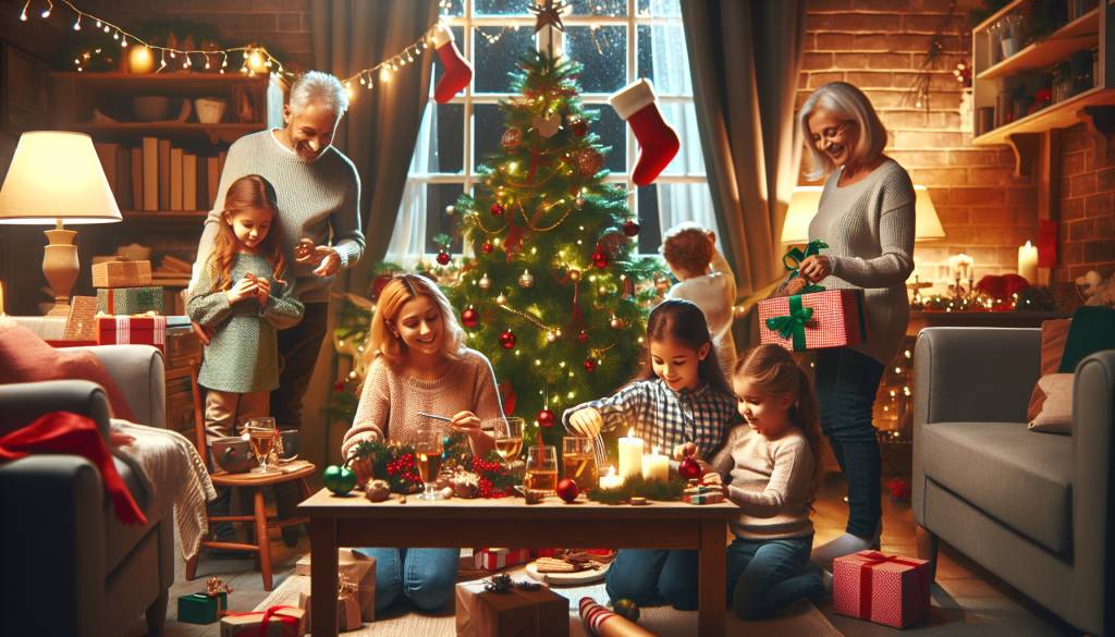 jeux en famille pour noël : amusements festifs